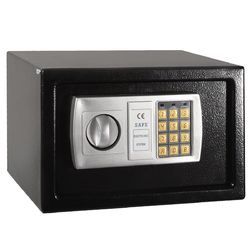 12.5" Black Electronic Keypad Digital Lock Safe Box