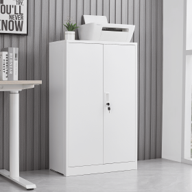 Metal Storage Cabinet with Locking Doors and Adjustable Shelf, Folding Filing Storage Cabinet , Folding Storage Locker Cabinet for Home Office,Sc