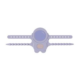 Anti Collision Door Lock Mute Cover Protective Cushion Lock Cover (Color: Purple, Type: Door Lock)